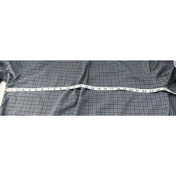 LL Bean Shirt Mens Size L Blue Wrinkle Resistant Button Down Long Sleeve Plaid - Picture 9 of 10